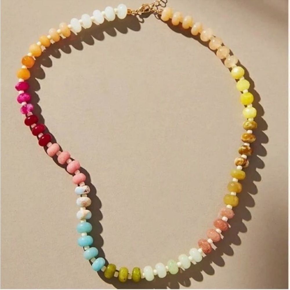 Bohemian rainbow necklace M48